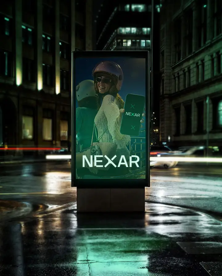 NEXAR brand identity cover